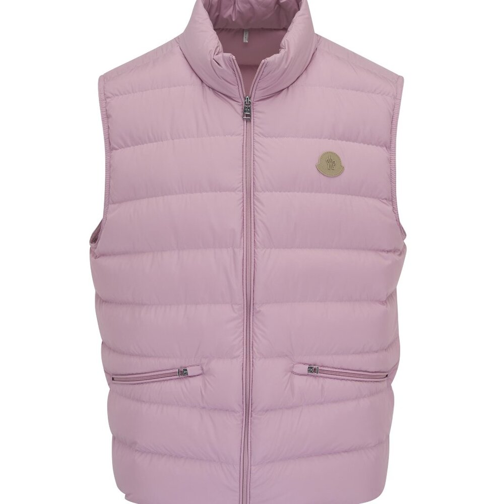 Moncler Matte Pink Down Vest Size 4– NWT $1050 Retail $950